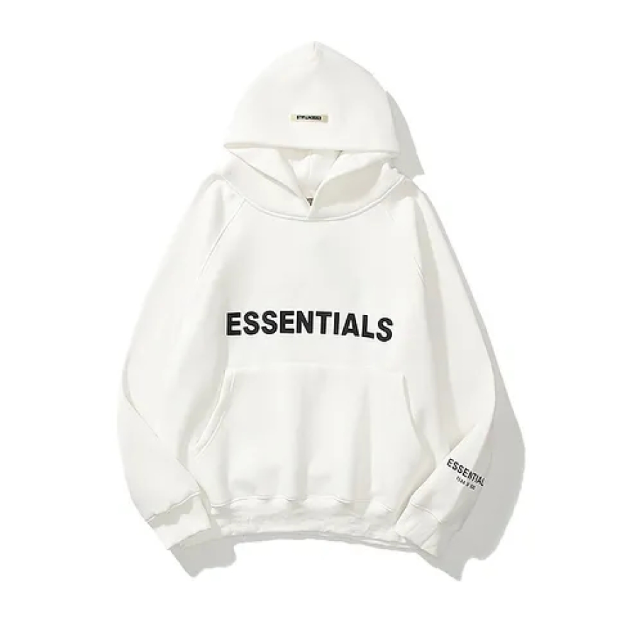 Essential Hoodie selection of fabrics shop